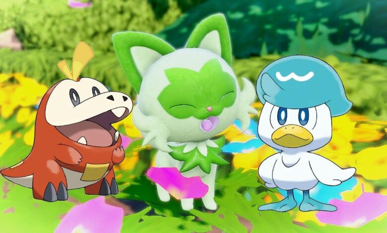 ¿Qué Pokémon Escarlata y Violeta Inicial es el más lindo?