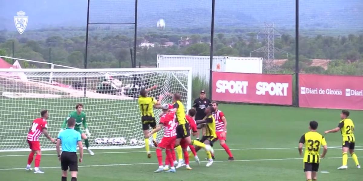 1-1. El Girona empata ante el Zaragoza en el último test