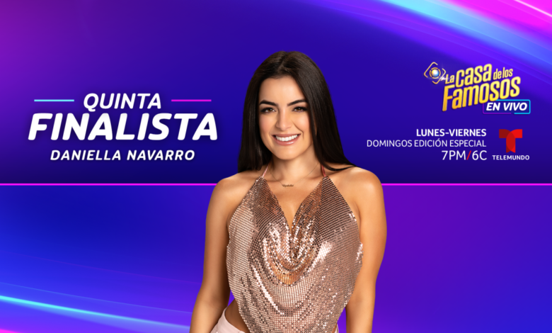 Daniella Navarro es la quinta finalista de “La casa de los famosos”
