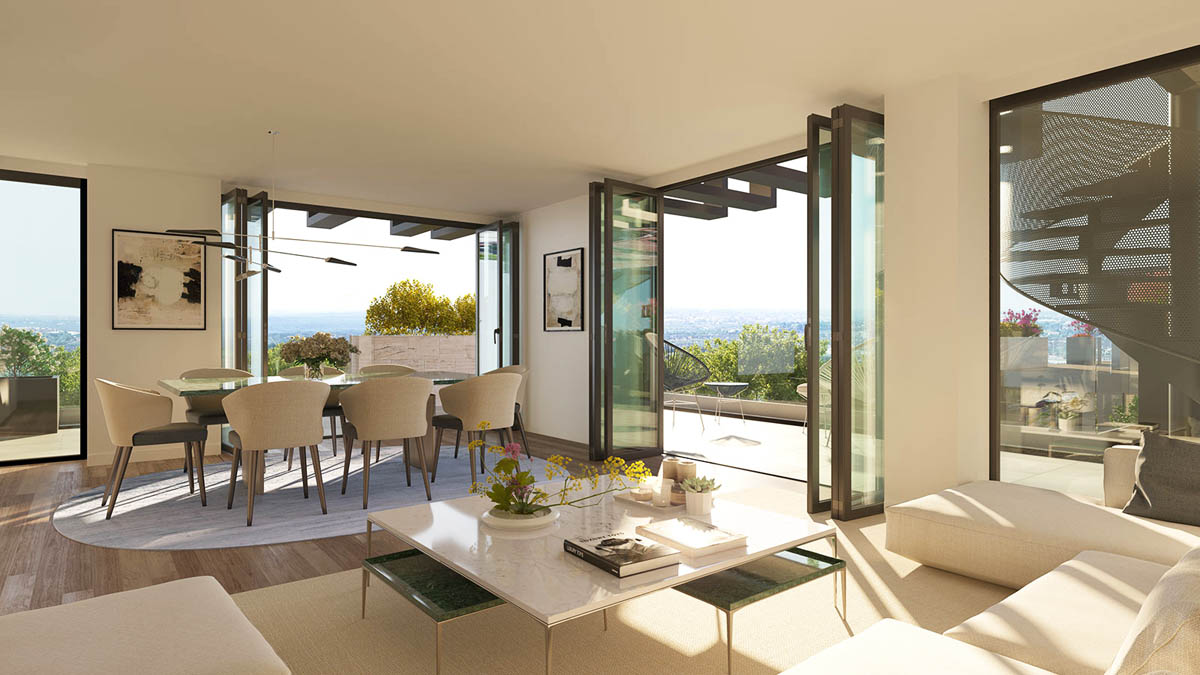 La luz es el elemento protagonista en esta nueva promoción de viviendas llamadas 'The Collection'