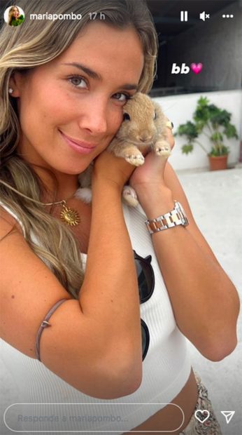 María Pombo visita una granja / Instagram @mariapombo