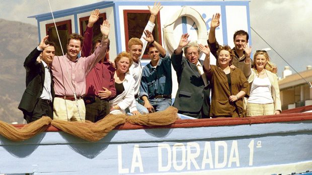 Elenco de actores de 'Verano Azul' posando / Gtres