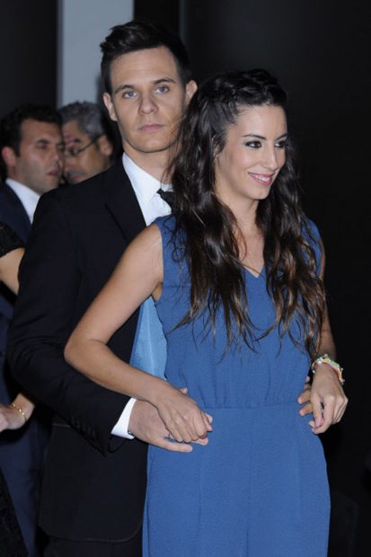 Almudena Cid y Christian Gálvez abrazados / Gtres