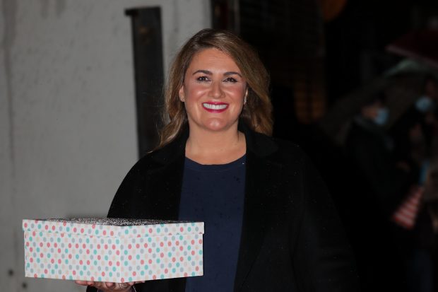 Carlota Corredera saliendo de Mediaset / Gtres