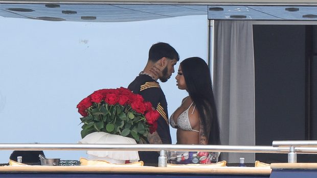 Anuel y Yailin en Ibiza / Gtres