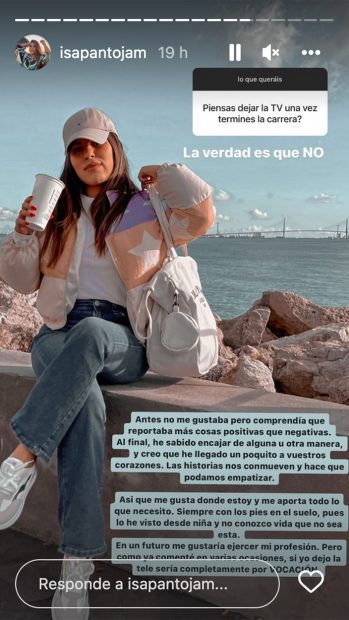 Storie de Isa Pantoja / Instagram