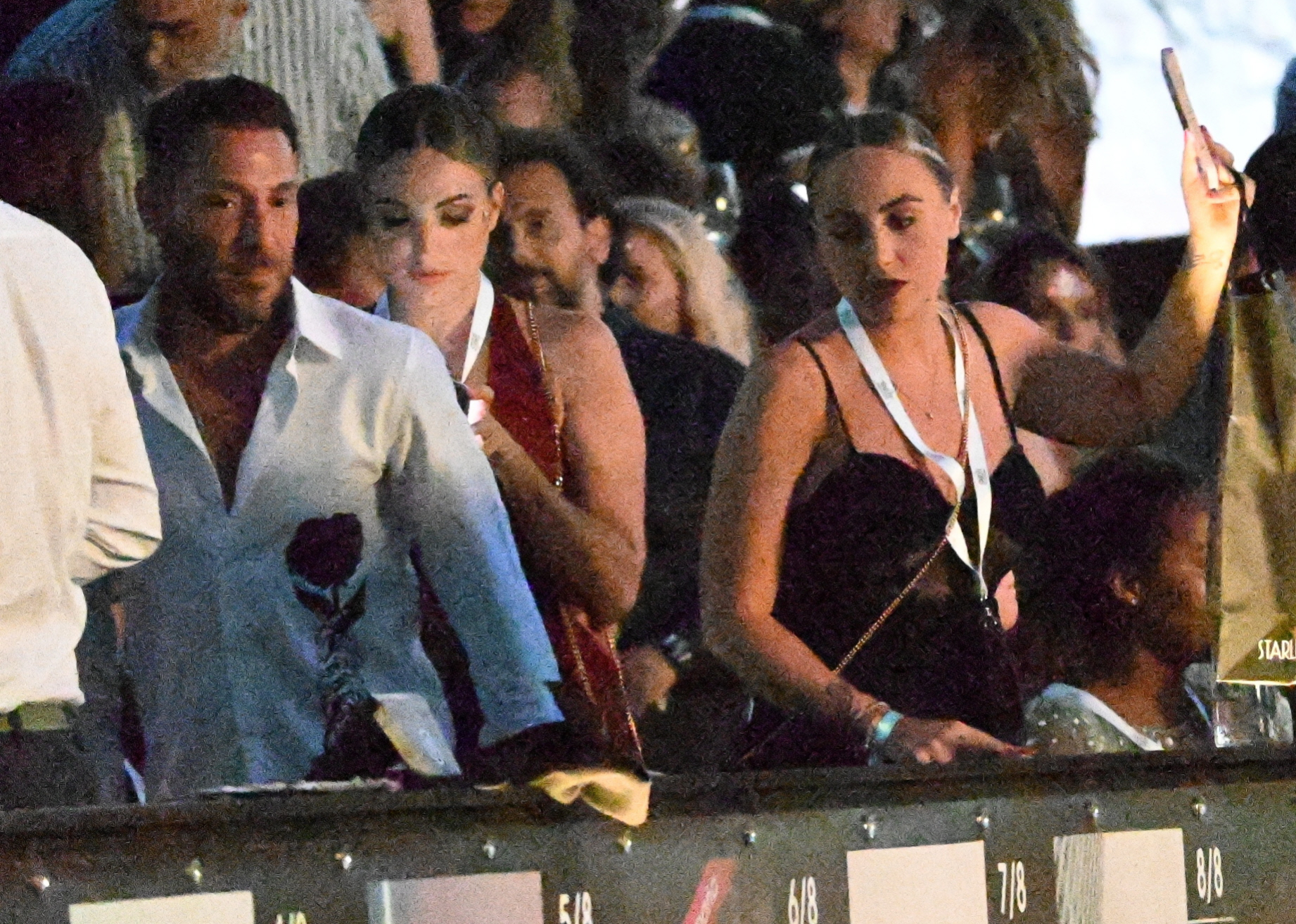 Rocío Flores, Antonio David y Marta Riesco, en Starlite Marbella / Gtres