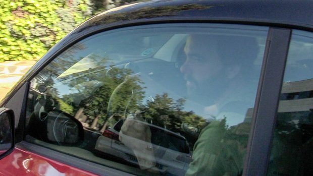 Javier Ungría conduciendo / Gtres