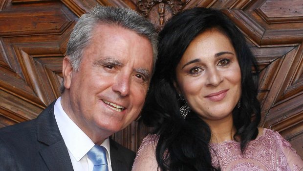 Ana María Aldón y Ortega Cano sonriendo / Gtres