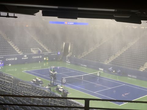 tormenta en nueva york partido de kerber en el us open pospuesto