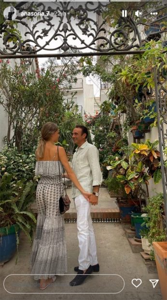 Ana Soria y Enrique Ponce en buena sintonía / Instagram @anasoria.7