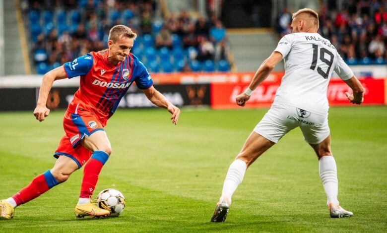 3-0: buena imagen del Viktoria Plzen, primer rival europeo del Barça