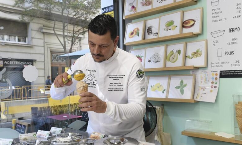 5 helados de Albert Roca para 5 estrellas del Barça