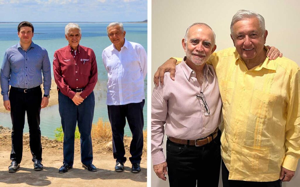 AMLO anuncia acueducto que garantizará suministro de agua a Monterrey; se reúne con Alfonso Romo