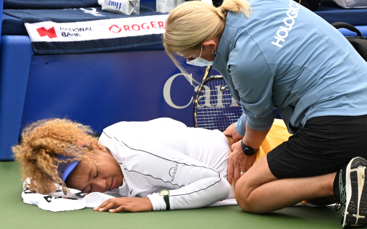 Abandona Naomi Osaka, por lesión, el Abierto de Toronto | Tuit
