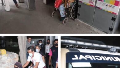 Abandonan a abuelita en silla de ruedas en estación Fierro Viejo del Mexibús