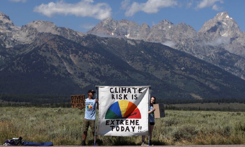 Activistas climáticos exigen más acción de la Fed en conferencia de Jackson Hole