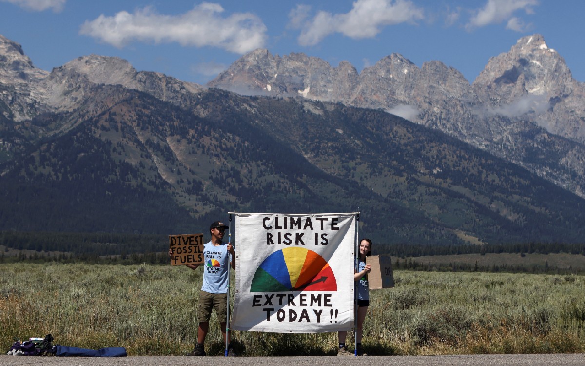 Activistas climáticos exigen más acción de la Fed en conferencia de Jackson Hole