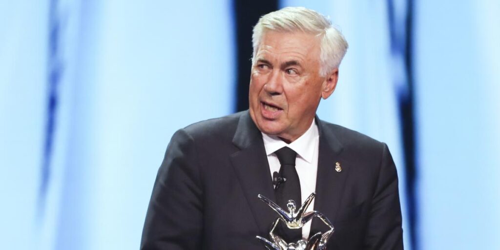 Ancelotti, mejor entrenador del año para la UEFA