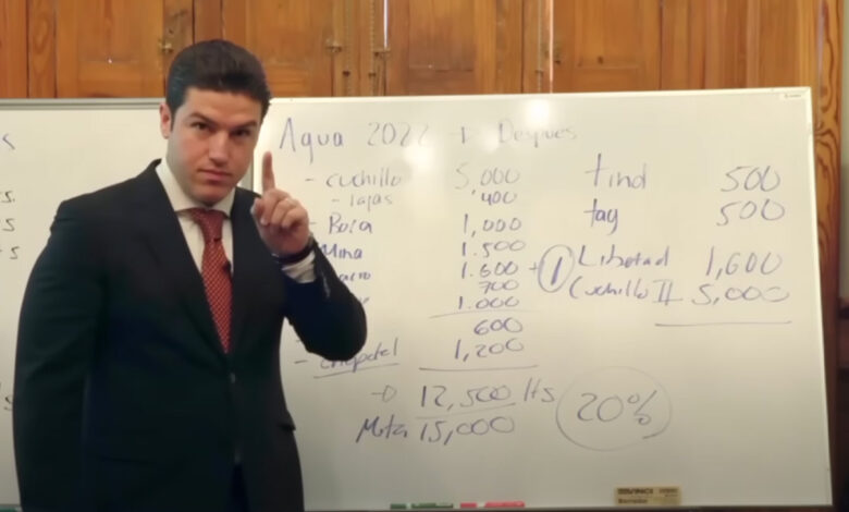 Ante crisis de agua, 'ya no da' para cantar Julión Álvarez en la regadera: Samuel García | Video