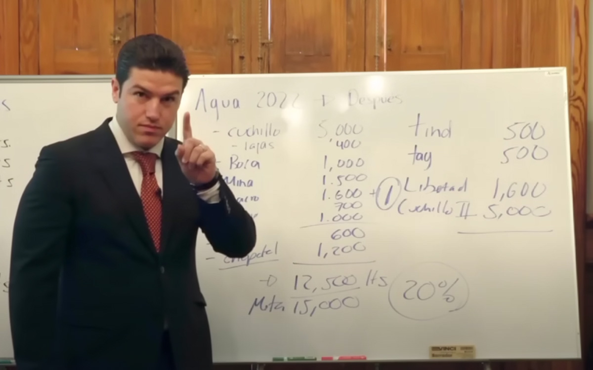 Ante crisis de agua, 'ya no da' para cantar Julión Álvarez en la regadera: Samuel García | Video