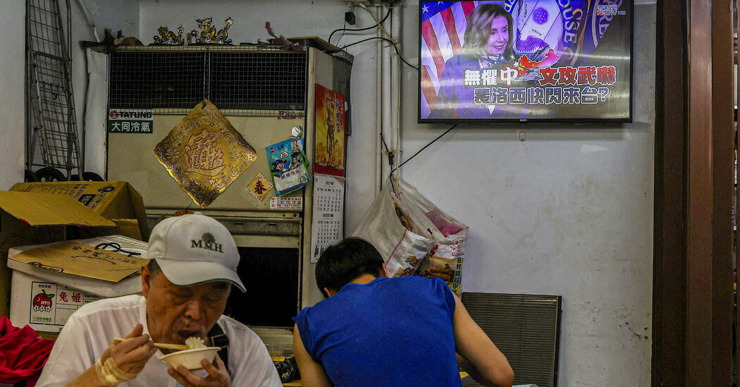 Antes del viaje de Pelosi, Desafío en Taiwán