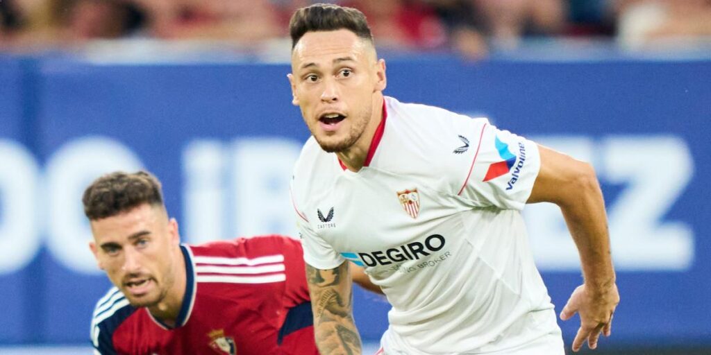 Así se ha despedido Ocampos del Sevilla