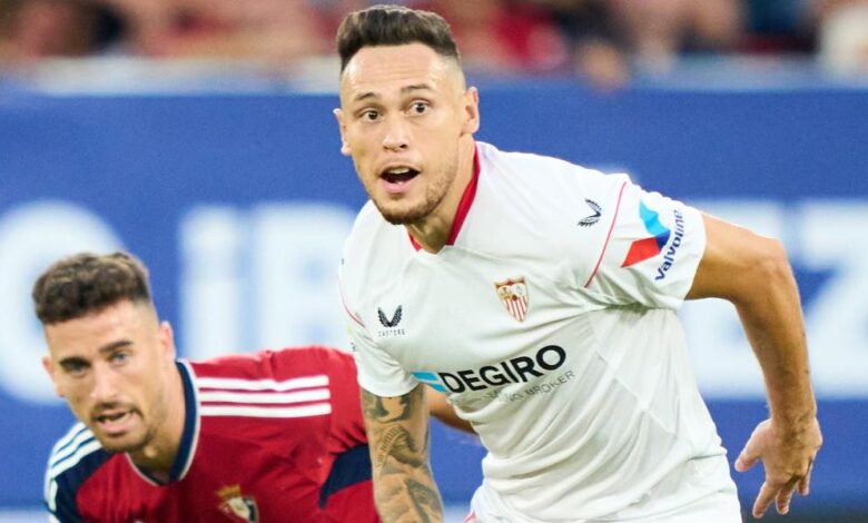 Así se ha despedido Ocampos del Sevilla