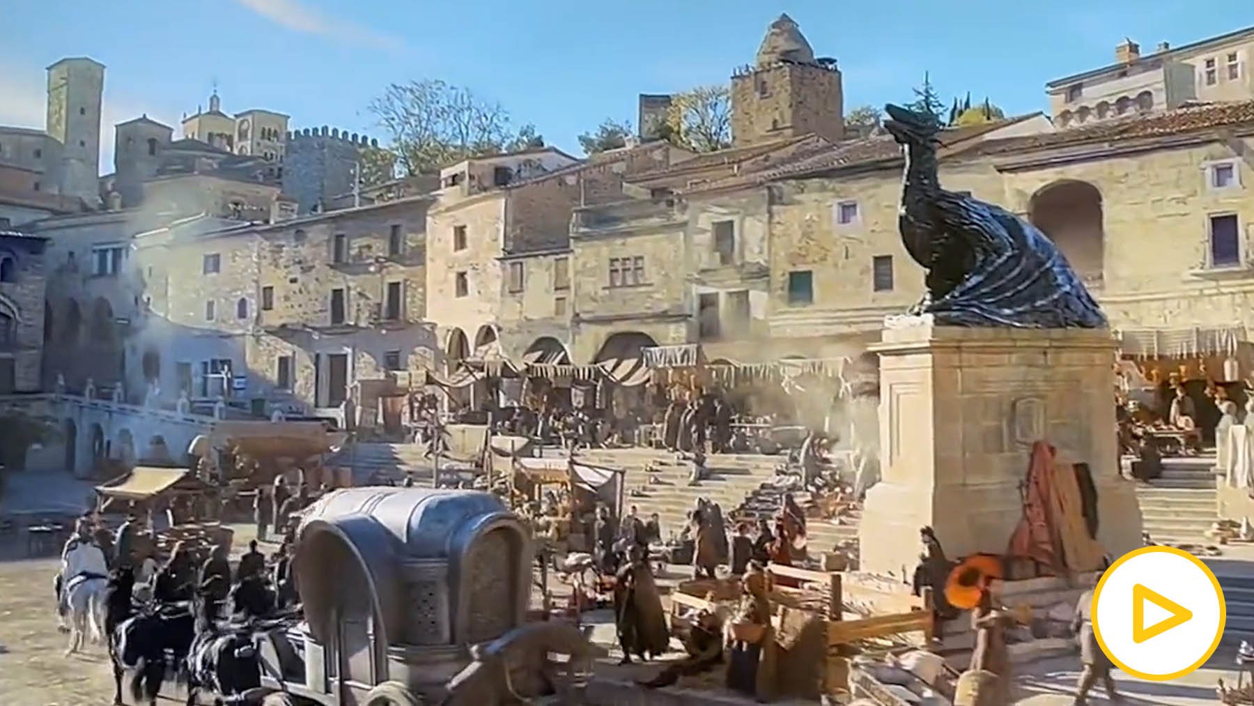 Así se rodó ‘La Casa del Dragón’, la precuela de ‘Juego de Tronos’, en esta impresionante plaza española