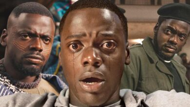 Daniel Kaluuya In Get Out, Black Panther and Judas and the Black Messiah Collage
