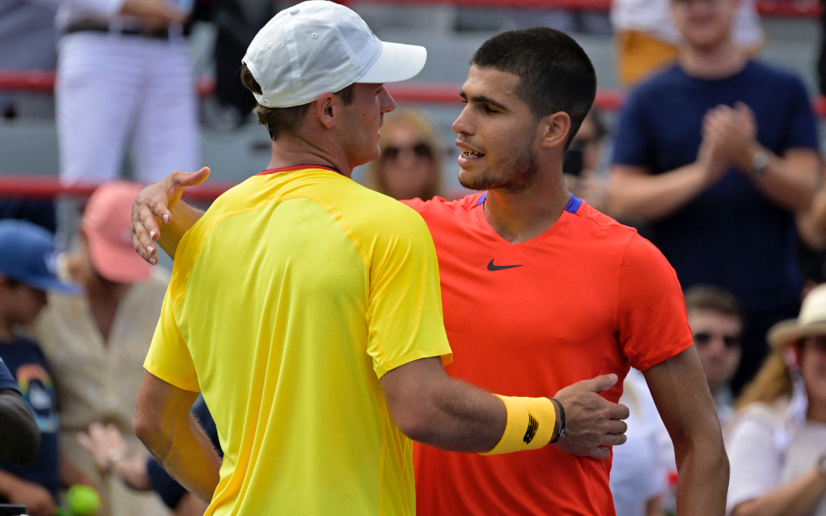 Carlos Alcaraz se despide rápido en el Torneo de  Montreal | Video