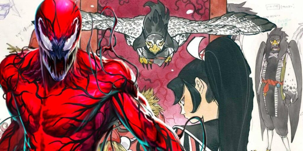 Carnage se une a Marvel Civil War en la vista previa de Demon Wars de Peach Momoko