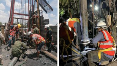 Coahuila: Introducen cámara para evaluar condiciones de pozo y rescatar a mineros atrapados