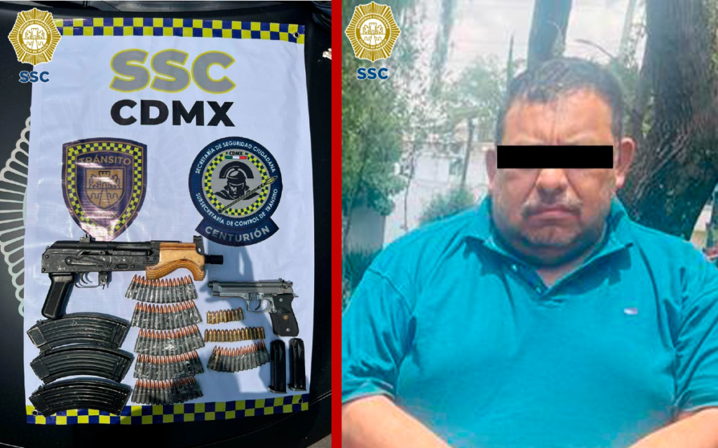 Detienen a hombre por no llevar placas y le descubren compartimento secreto con un cuerno de chivo y droga | Video