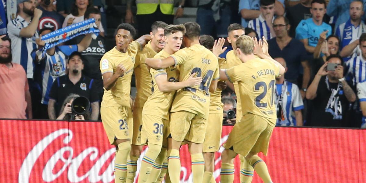 El 1x1 del Barça ante la Real