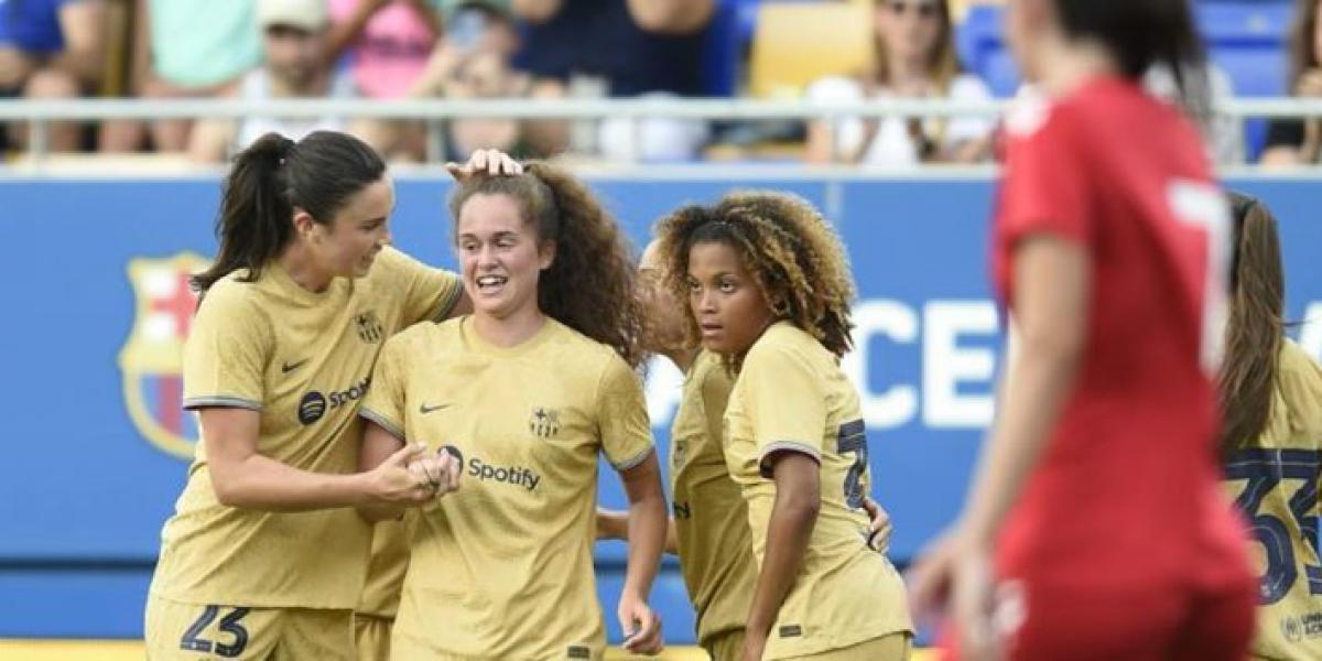 El Barça femenino se estrena con un 10-0