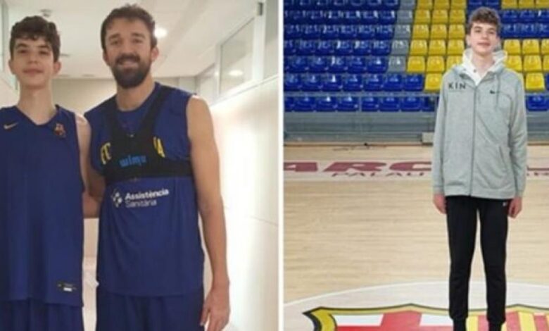 El Barça ficha a un jugador turco de 13 años y 2,09