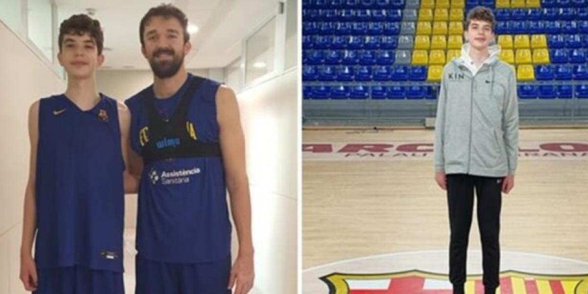 El Barça ficha a un jugador turco de 13 años y 2,09