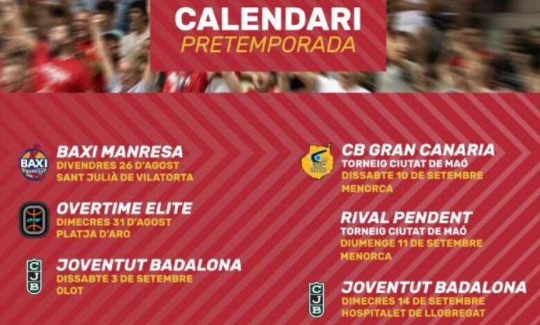 El Bàsquet Girona disputará siete amistosos durante la pretemporada
