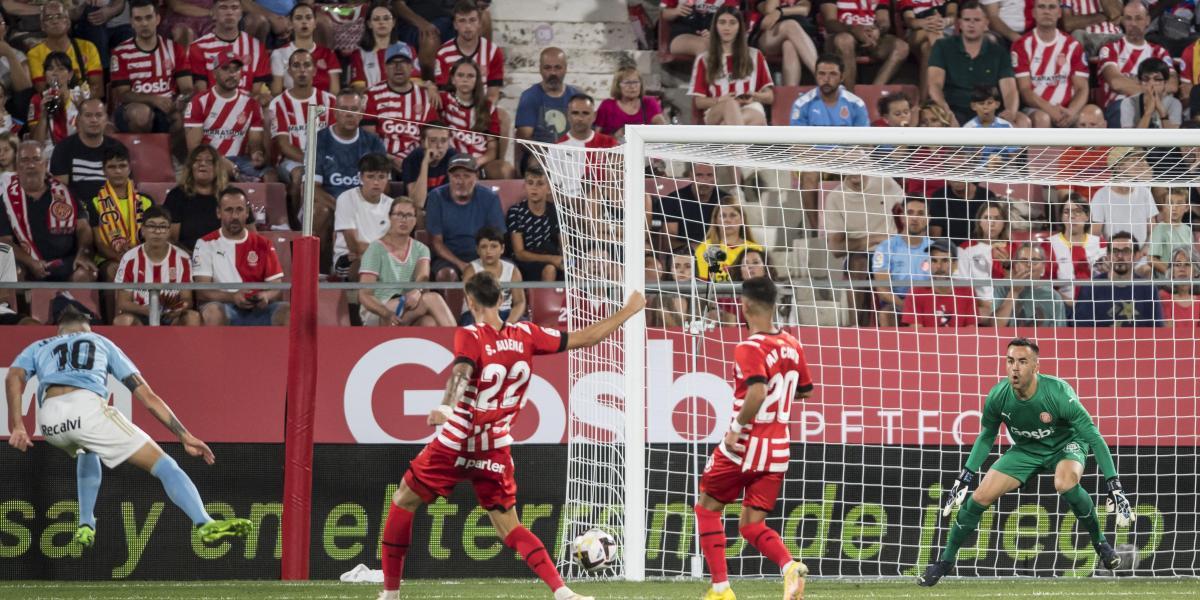 El Celta logra su primera victoria a costa del Girona