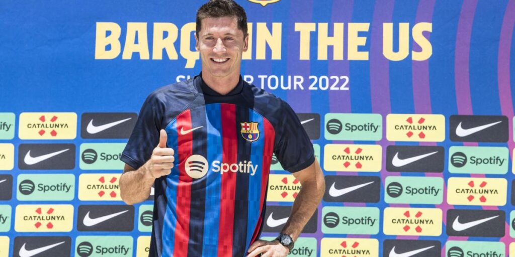 El carísimo reloj que lució Robert Lewandowski en su presentación en Miami