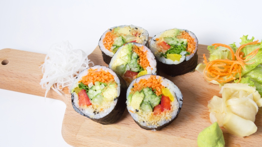 El cerdo que come sushi vegano enamora las redes