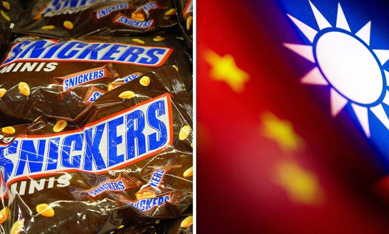El fabricante de Snickers se disculpa por un anuncio que sugiere que Taiwán es un país