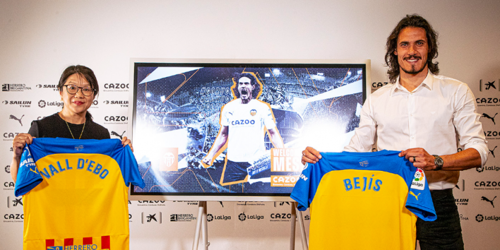 El histórico dorsal que lucirá Cavani en el Valencia