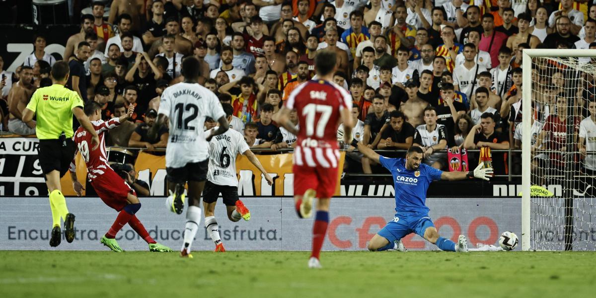 El mano a mano entre Mamardashvili y Morata que pudo cambiar el partido