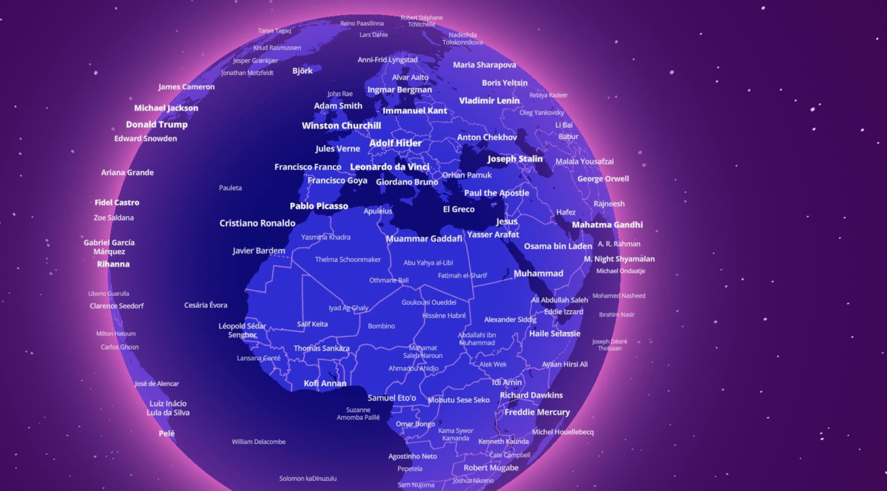 El mapa que te desvela el personaje más conocido de tu localidad
