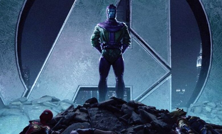 El póster de Avengers 5 muestra a Kang parado sobre los héroes muertos de Marvel