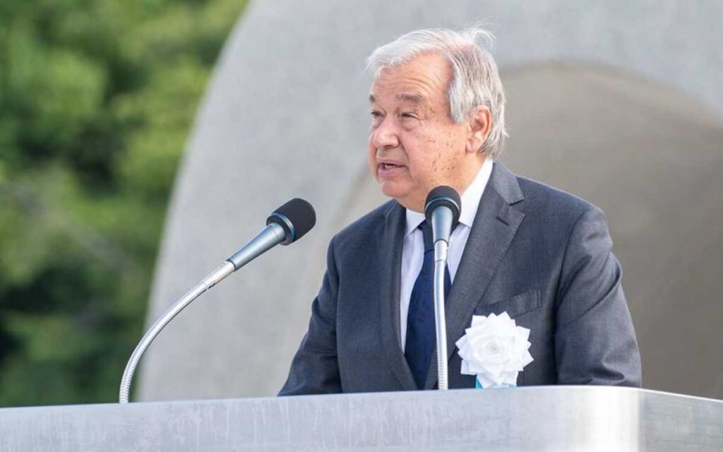 El riesgo de una confrontación nuclear vuelve tras décadas, dice Guterres