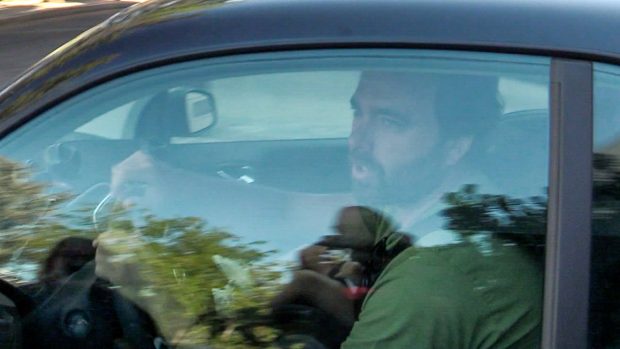 Javier Ungría conduciendo / Gtres