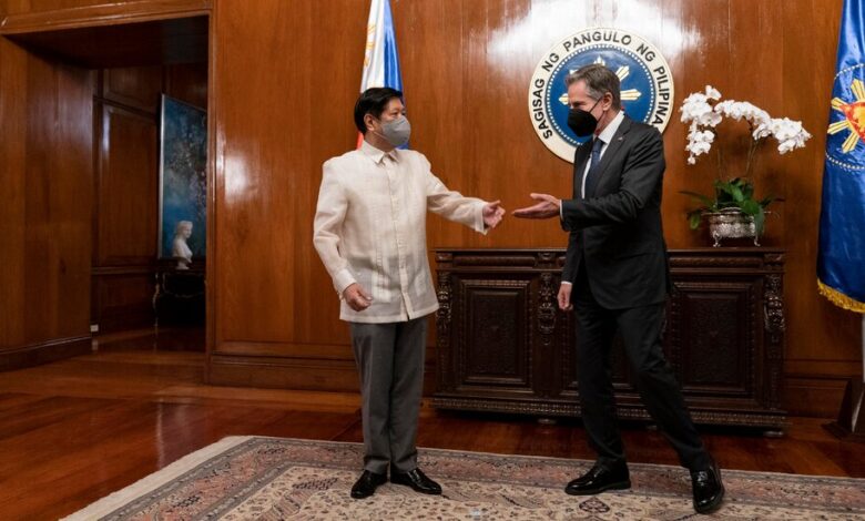En Filipinas, Blinken promete fortalecer los lazos militares